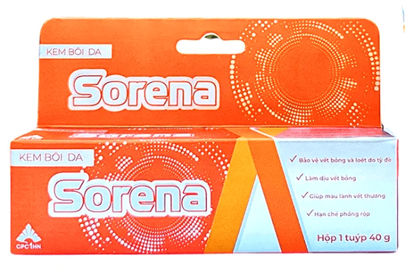 Sorena cam (40g) – Kem bôi da trị bỏng, loét do tỳ đè